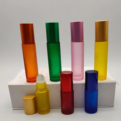 Oil roller glass bottle custom oil roller bottles 10ml aroma roller bottles for essential oils