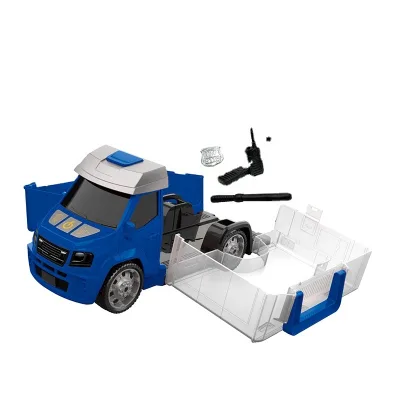 Sliding Police Car Toy Set Friction Powered Vehicle Emergency Roleplay Educational Wholesale Gift Range