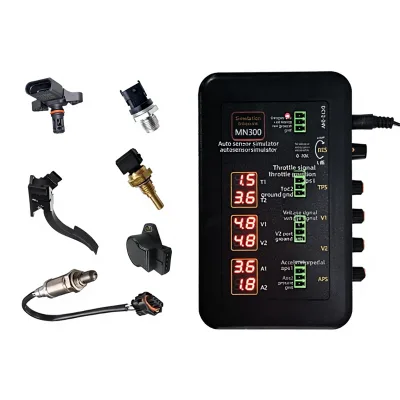 Update MN300 Auto Sensor Simulator Mechanical Tester 12V OLIVER Fit Car Rail Oxygen Oil Pressure Flow Signal Generator Black 1W