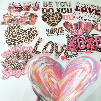 Valentine's Day Wholesale Custom Dtf Transfer Nurse Life Screen Print Transfers Tshirt Offset Printing for Clothes