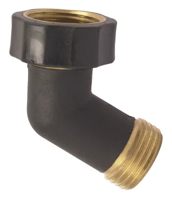 Gooseneck Swivel Connector for Garden Water Quick Male Thread Connector with Kink Prevention Hose Fittings