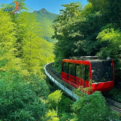 Scenic Area Climb and Descend Mountain Rail Sightseeing Car Climbing Rail Car