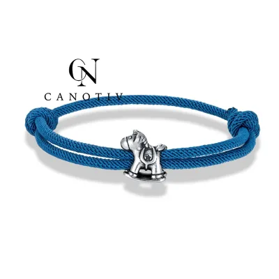 Casting Stainless Steel Horse Bracelet Rope Wristband Accessories for Make Bracelet Men Jewelry for Sale