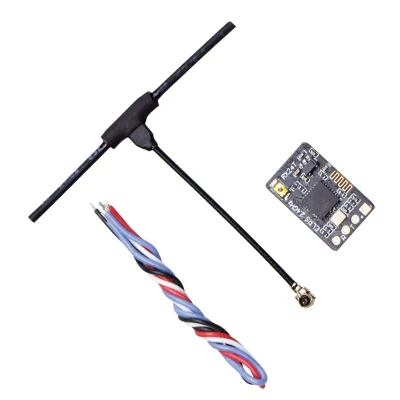 Nano 2.4G Elrs Radio Receiver High Refresh Rate Expresslrs Rx24T For FPV Racing Long Range Drones Unisex Use