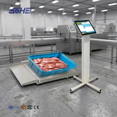 SOHE Stainless Steel New Heavy Duty Floor Scale with IoT for Agricultural & Food Processing Machinery