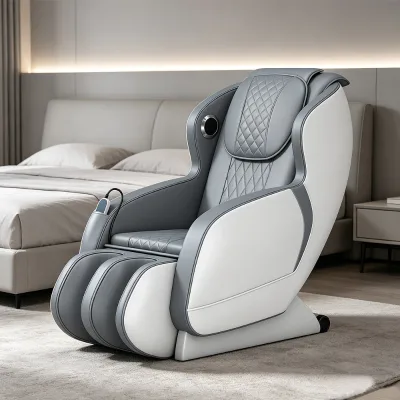 Luxury OEM Full Body 8D Zero Gravity Massage Chair with Foot Focus PU Leather Space Capsule Design Timing Control