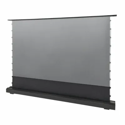 Telon Hot Sale Floor Projector Screen Motorized Remote for UST Short/Standard Throw 60"-100" Size 4:3 Aspect Ratio Lightweight