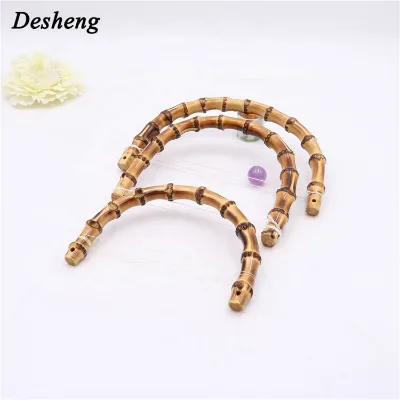 High Quality Smmoth Surface Bamboo Handle for Handcrafted Woman Handbag Natural Bamboo Handle for Bag