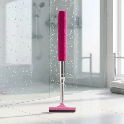 Telescopic Car Rearview Mirror Wiper Portable Retractable Side Mirror Squeegee Wiper Water Remover Glass Cleaning Scraper Tool