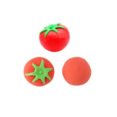 Wholesale Vegetable Shaped Eraser TPR Eraser Promotional Pencil Erasers Student Stationery