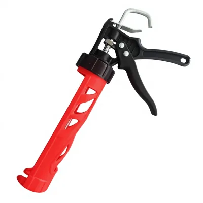 Source Manufacturer Plastic PP Silicone Gun Rotating Long Stroke Glue Gun Labor-saving