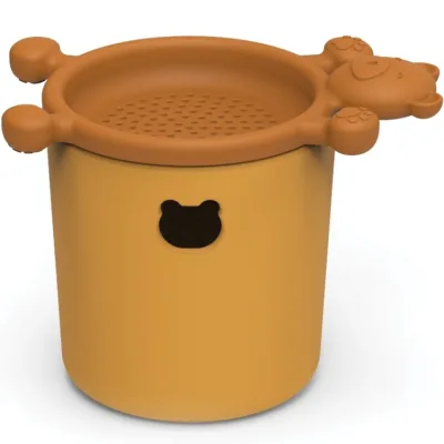 MINI BEACH SET, Bucket and Sieve Made of 100% BPA Free Silicone