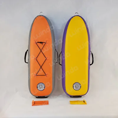 90x30x15cm Heavy Duty D Rings Drop Stitch PVC Inflatable Buoy Dive Hunter Spearfishing Float
