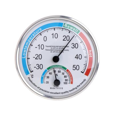 Analog Thermometer Hygrometer for Home Office Restaurant Hotel for Temperature & Humidity Measurements Thermal Hygrometer