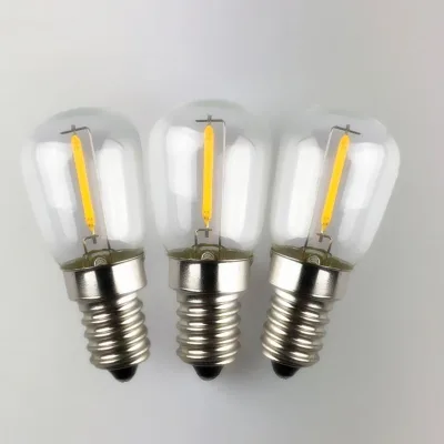ST26 220V E14 1W 2W Transparent Glass LED Dimmable Filament Lighting Bulb Mini Led Light Bulbs LED Amp Lights