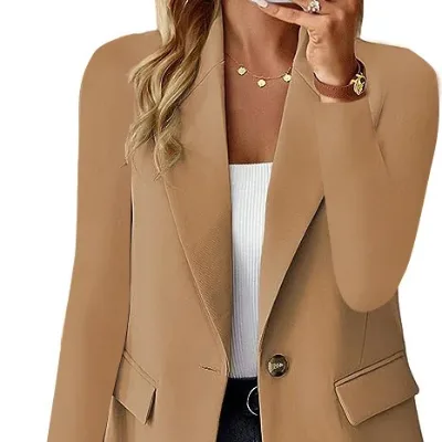 2024 New Spring and Autumn Seasons Fashion Temperament Casual Suit Women's Long Sleeve Jacket Suit