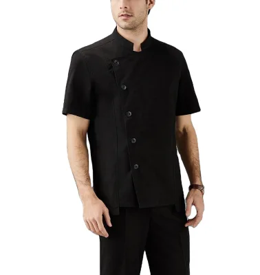 High Quality New Chef Clothes Uniform Restaurant Kitchen Cooking Chef Coat Waiter Work Jackets Professional Uniform
