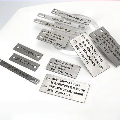 Zinc Alloy Power Signplate with Corrosion-Resistant Engraved Metal Nameplate Etched Design Customized