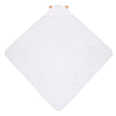 Factory Price Hot Selling 100% Organic Bamboo Eco-Friendly Knitted Breathable Anti-Pill Soft Kids Baby Cartoon Hooded Bath Towel