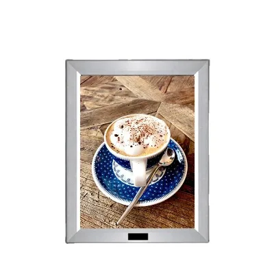 For AF2A Rectangle Aluminum Edge-Lit Backlit Poster Frame White/RGB/RGBW LED Light Source for Indoor Advertising Displays