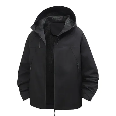 Hot Selling Wholesale Summer Plus Size Men's Outdoor Varsity Jacket for Daily Routine Travel Casual Commute