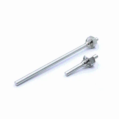 Customized Hongde HONGDE Model 304 Stainless Steel 6mm Temperature Sensor Protective Sleeve Polished Weld-In Thermowell Parts