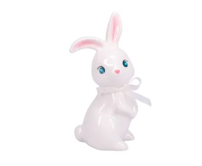 Ceramic Figural Easter Bunny Standing decoration