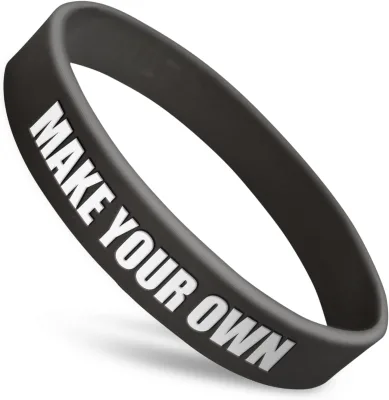 Wholesale Custom Silicone Bracelets Make Your Own Design Rubber Wristbands With Custom Logo Personalized Wrist Band