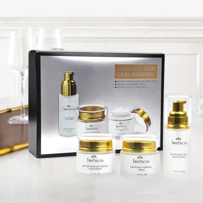 Custom Private Label Skin Care Serum Anti-aging Hydrating Brightening Face Cream Set
