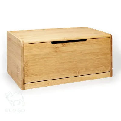 2025 Hot Food Storage Bread Bin With Magnet Lid Bread Storage Box for Kitchen