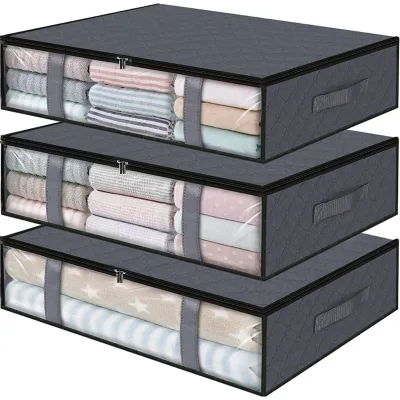 Finishing Under Bed Thickening Portable Multi-Functional Storage Foldable Travel Moving Storage Bag