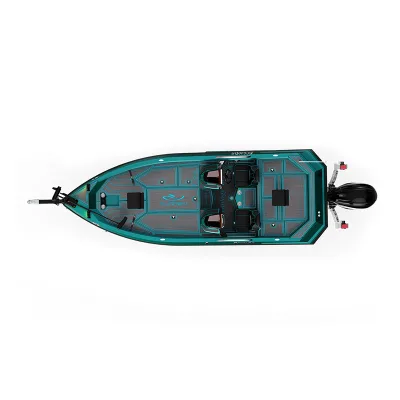 New Design FURREO Aluminum Alloy Speed Vessel Fishing Raft with Petrol/Gasoline Engine 3-Person Capacity with Without UV Canopy