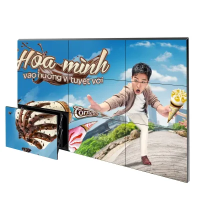 Factory Price Indoor LCD Video Wall Display 2x2 2x4 55-65 Inch Ceiling TV LCD Advertising Wall Mount High Quality Product