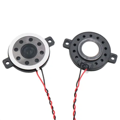 30MM 8 Ohm Micro Loudspeaker With Wire Leads 8Ohm 1W Mylar Horn With Mounting Hole Mini Speaker With Connector 2.54MM for Toy