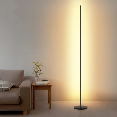 Hot Sale High Quality Led Standing Dimming Simple Round Bottom Warm Light Floor Lamp