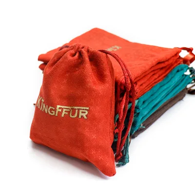 Newest Luxury Design Jewellery Drawstring Bag Pouch Multifunction Suede Microfiber Jewelry Bag Packaging Jewelry Pouch With Logo