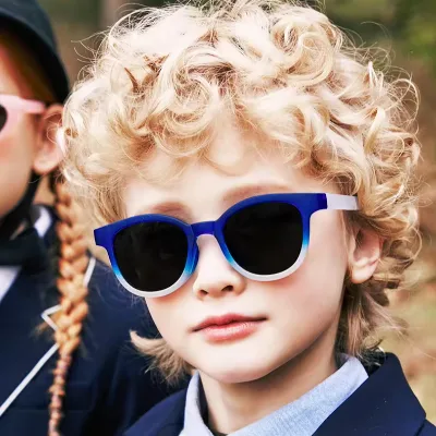 New Children's Foldable Sunglasses Summer UV Protection Girls' Sun Protection Portable Sunglasses Polarized Sunglasses