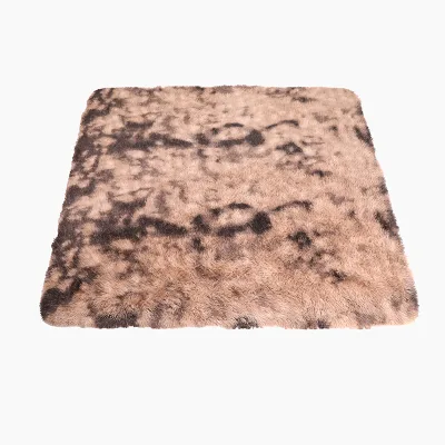 Best Seller Popular Design comfortable Non-slip tie dye Plush velvet rugs living room large