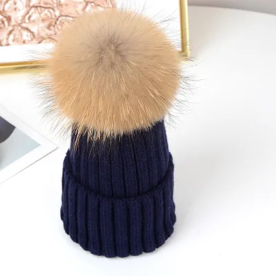 New Arrival Autumn Winter Warm Knitted Hat Women Outdoor Windproof Beanie with Satin Lining Common Adults