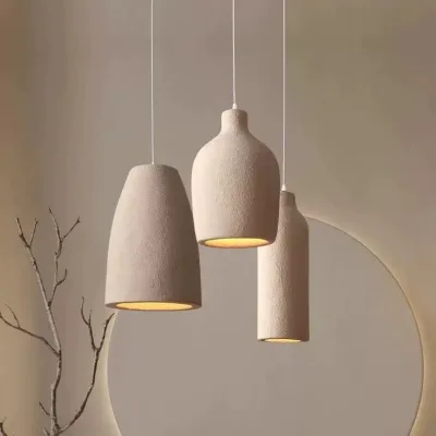 Wabi Sabi LED Pendant Light Modern Decorative Living Room Dining Room Hanging Lamp for Indoor Lighting