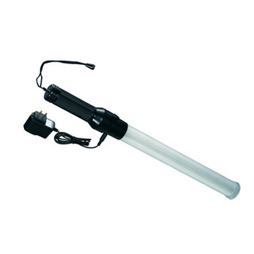 LED Rechargeable Pedestrian Control Traffic Baton Flashlight Traffic Wand