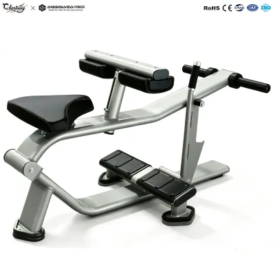 Commercial Metal Seated Calf Raise Machine Leg Strength Training Equipment Part of Benches & Racks Product Line for Gym Use