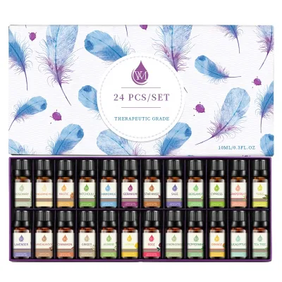 Hot Sell 100% Pure Nature Air Humidifier Essential Oil Set Private Labels Mood Care Aroma Oils for Car