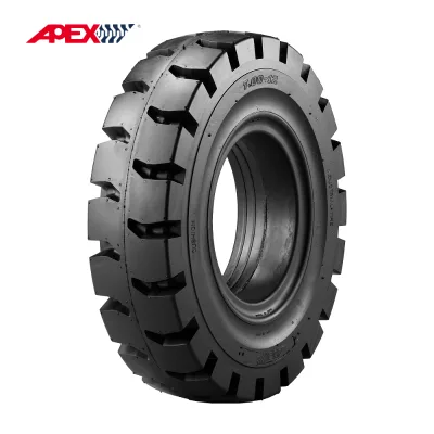 APEX 12-Inch Solid Skid Steer Tires | Puncture-Resistant Offroad Wheels Tires for Industrial Loaders