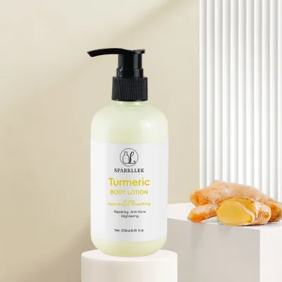 Korean Body Lotion Turmeric Vitamin C koji white kojic acid skin brightening body lotion Organic Firming Whitening Body Lotion