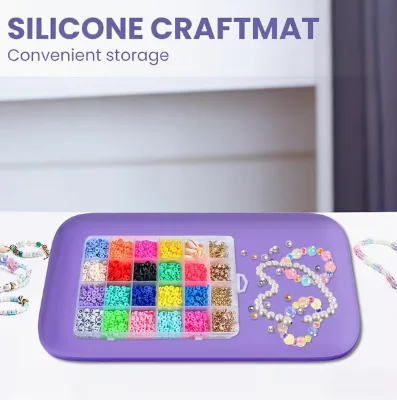 Silicone Craft Mat, Silicone Art Mats, Non-Stick Painting Mat, Multipurpose Table Protector