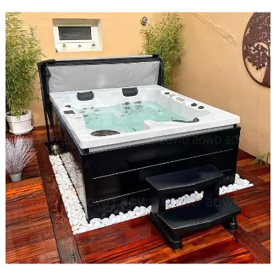 Jakuzi Inflable Exterior Hot Tube Outdoor Custom Spa Solar Water Heater Surfing Water Pump whirlpool Tub Massage Steel Bathtub