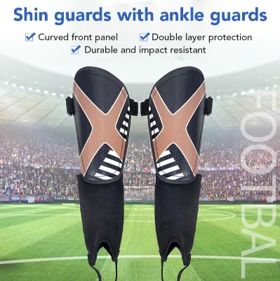 Ventilated Cushioned Wear Resistant Tear Proof Flexible Stable Fixed Collision Avoiding Training Ankle Support Guard Shin Pad