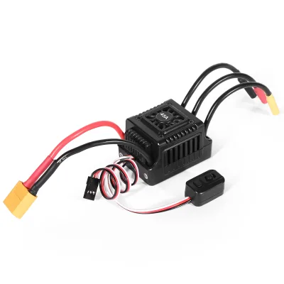 WSDT 45A/60A Brushless ESC XT60/T Plug 2-3S Waterproof Sensorless for 1/10 RC Cars Plastic