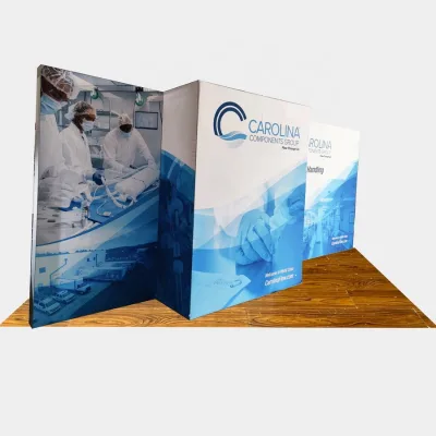 China Supplier Alu Frame with Printed Fabric Exhibition Booth Portable Exhibition Stand